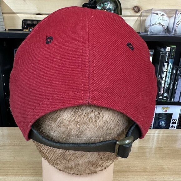 VTG Dale Earnhardt Jr Leather Bill Hat #8 Bud King Of Beers Nascar Adjustable - Picture 4 of 6